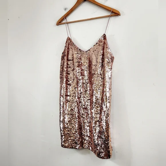 After Market | Dresses | After Market Rose Gold Sequin Cami Dress | Poshmark After Market | Dresses | After Market Rose Gold Sequin Cami Dress | Poshmark